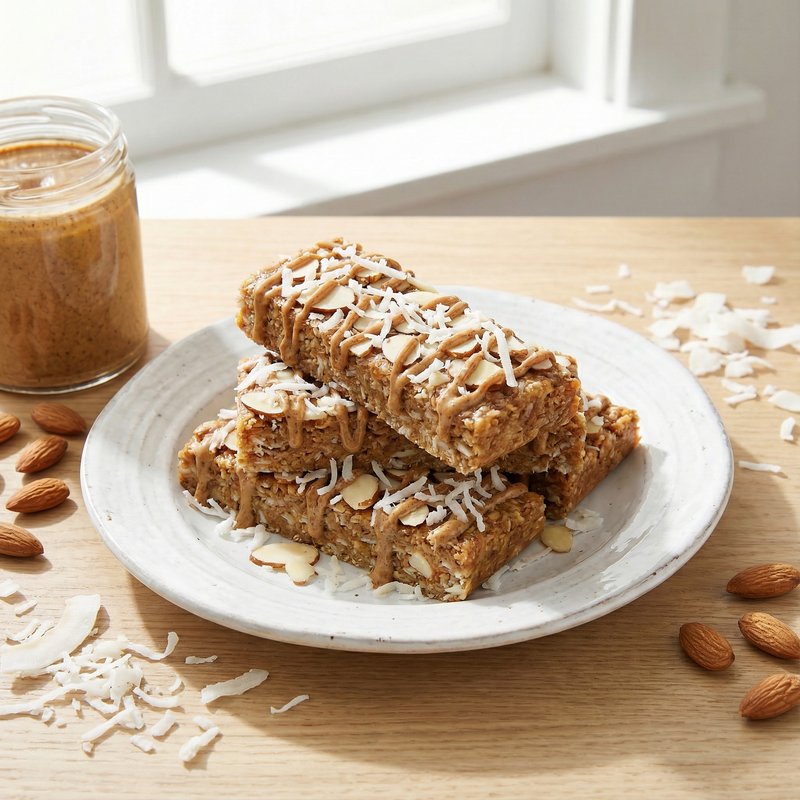 Dairy-Free Coconut Almond Protein Bars