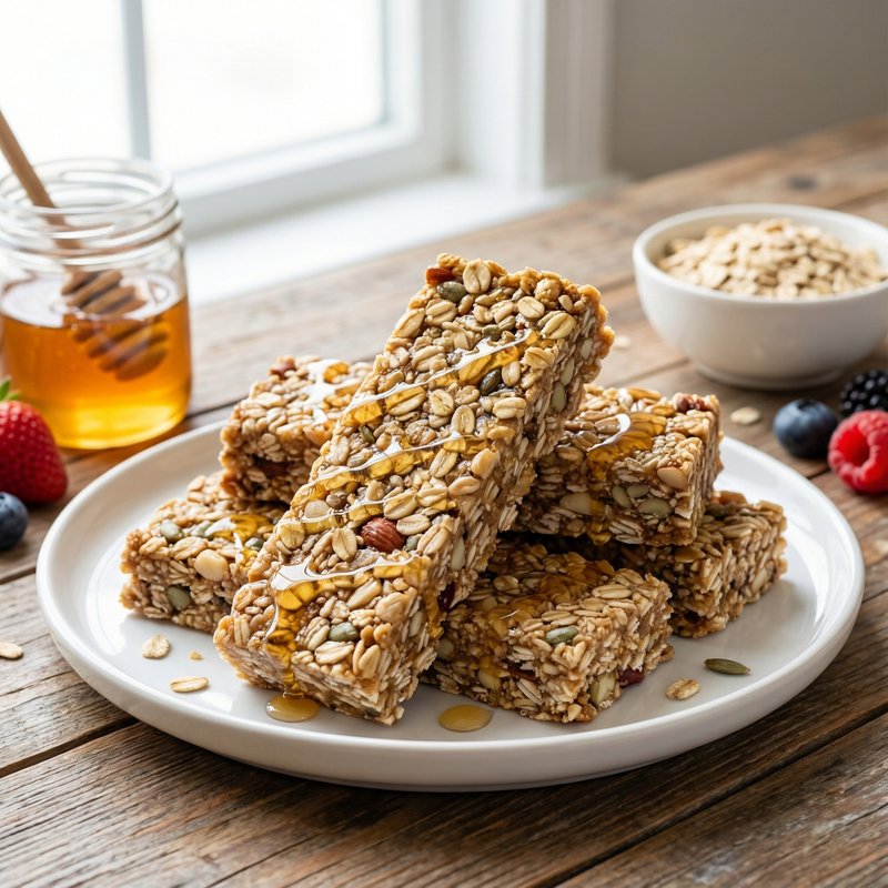 No-Bake Birthday Cake Protein Bars